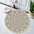 Retro Ethnic Style Nordic Ins Swivel Bohemia Rug 100x100cm