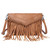 Vintage Leather Fringe Shoulder Handbag