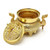 Delicate Double Dragon Censer Metal Incense Burner