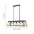 Retro Geometric Metal Industrial LED Hanging Lamp
