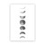 Moon Cycle Space Wall Art Canvas Decorative Painting