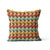 Modern Abstract Geometric Yellow Rectangular Cushion Cover