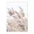 Nordic Sunset Reeds Grass Bird Flower Art Canvas Wall Art (30x40cm)