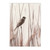 Nordic Sunset Reeds Grass Bird Flower Art Canvas Wall Art (30x40cm)