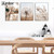 Nordic Sunset Reeds Grass Bird Flower Art Canvas Wall Art (30x40cm)