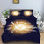 Bohemian Sun and Moon Galaxy Astrology Constellation Bedding Set - 70x133cm