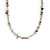 Natural Stone Beaded Drip Oil Turkish Evil Eye Necklace