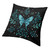 Mystical Moon Moth Witchcraft Square Pillow Case
