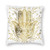 Tribal Aztec Fatima Hamsa Hand Faux Gold Throw Pillow Case