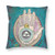Hamsa Hand 3D Print Geometric Mandala Square Pillow Cover