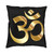 Square Golden OM Mandala Yoga Meditation Cushion Cover