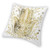 Fatima Floral Hamsa Hand Gold Palette Square Pillow Cover
