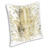 Fatima Floral Hamsa Hand Gold Palette Square Pillow Cover