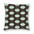 Greek Evil Eye Matiasma On White Turkish Square 40x40 Cushion Cover