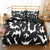 Flying Vampire Printed Witchcraft Magic Polyester Comforter Cover Set