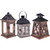 Indoor Or Outdoor Vintage Wooden Lantern For Candlestick Home Decor