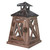 Indoor Or Outdoor Vintage Wooden Lantern For Candlestick Home Decor