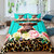 3D Highland Cow Print Polyester Duvet Cover Set - 140x210cm 2pcs