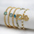 Handmade Evil Eye Charm Pearl Beads Adjustable Bracelet