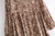 Boho Leopard Print Tie Neck Tassel Rayon Cotton Maxi Dress
