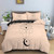 Moon Sun Hand Psychedelic Polyester Duvet Cover Set - 180x210cm 3pcs