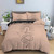 Moon Sun Hand Psychedelic Polyester Duvet Cover Set - 240x210cm 3pcs