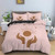 Moon Sun Hand Psychedelic Polyester Duvet Cover Set - 240x210cm 3pcs