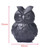 Natural Animal Elephant Hand Carved Obsidian Gemstones Home Decor