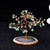 Crystal Tree Agate Slice Stone Mineral Home Decor