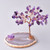 Crystal Tree Agate Slice Stone Mineral Home Decor