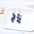 Boho Long Tassel Irregular Multi Color Crystal Stone Earrings