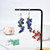 Boho Long Tassel Irregular Multi Color Crystal Stone Earrings