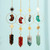 Handmade Natural Crystal Dream Moon Sun Catcher Hanging Ornament