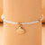 White Scallop Shell Beaded Rope Barefoot Anklet