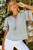Vintage Floral Embroidery Short Sleeve Cotton Blouse