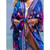 Boho Print Loose Long Holiday Bikini Cover Up