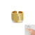 Boho Vintage Geometric Stainless Steel Open Ring