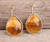 White Amethysts Crystal Dangle Earrings
