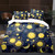 Boho Mandala Galaxy Ancient Sun Moon Duvet Cover Set - 173x218cm 2pcs