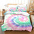 Galaxy Art Tie Dye Polyester Duvet Cover Set - 180x210cm 3pcs