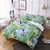 Garden Tropical Botanical Print Duvet Cover Set - 240x220cm 3pcs