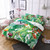 Garden Tropical Botanical Print Duvet Cover Set - 240x220cm 3pcs