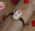 Double Point Gemstone Crystal Beads Leather Bracelet