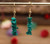 Natural Crystal Gemstone Chip Stone Hook Dangle Earrings
