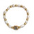 Lucky Eye Freshwater Pearl Bead Adjustable Bracelet