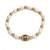 Lucky Eye Freshwater Pearl Bead Adjustable Bracelet
