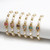 Lucky Eye Freshwater Pearl Bead Adjustable Bracelet