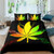 Cannabis Leaves Print Polyester Duvet Cover Set - 135x200cm 2pcs