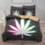 Cannabis Leaves Print Polyester Duvet Cover Set - 135x200cm 2pcs