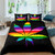 Cannabis Leaves Print Polyester Duvet Cover Set - 135x200cm 2pcs